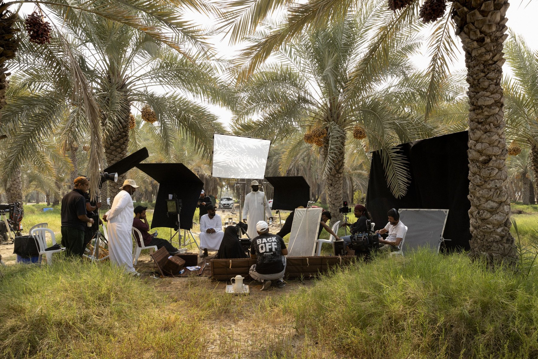 Liwa Ajman Dates & Honey Festival, On set 1