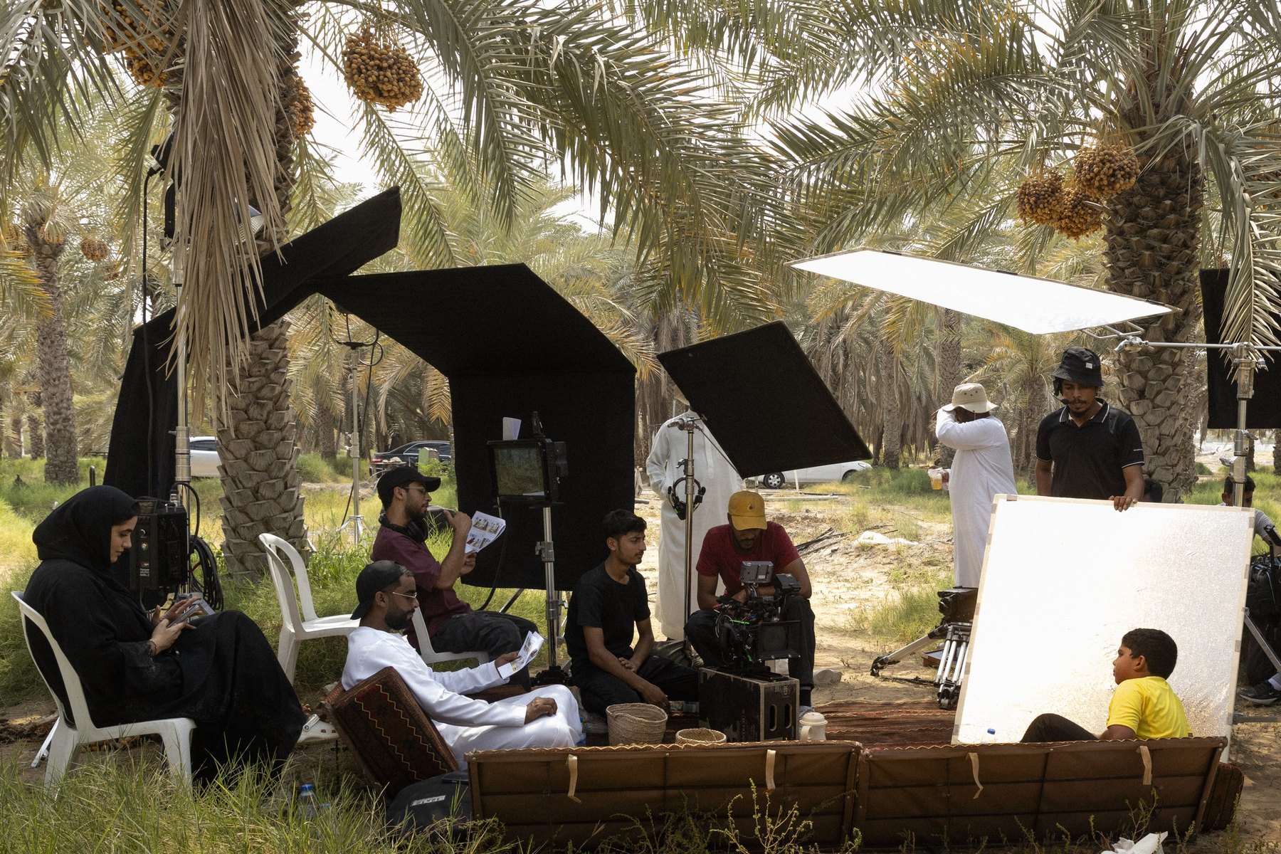 Liwa Ajman Dates & Honey Festival, On set 2