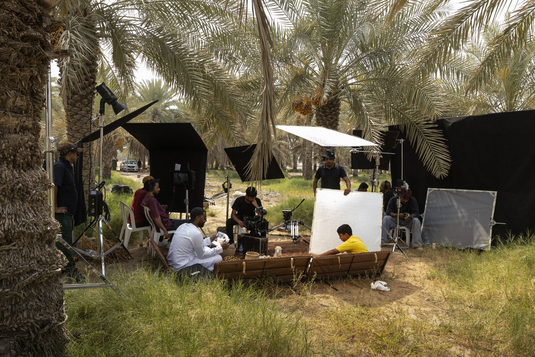 Liwa Ajman Dates & Honey Festival, On set 3