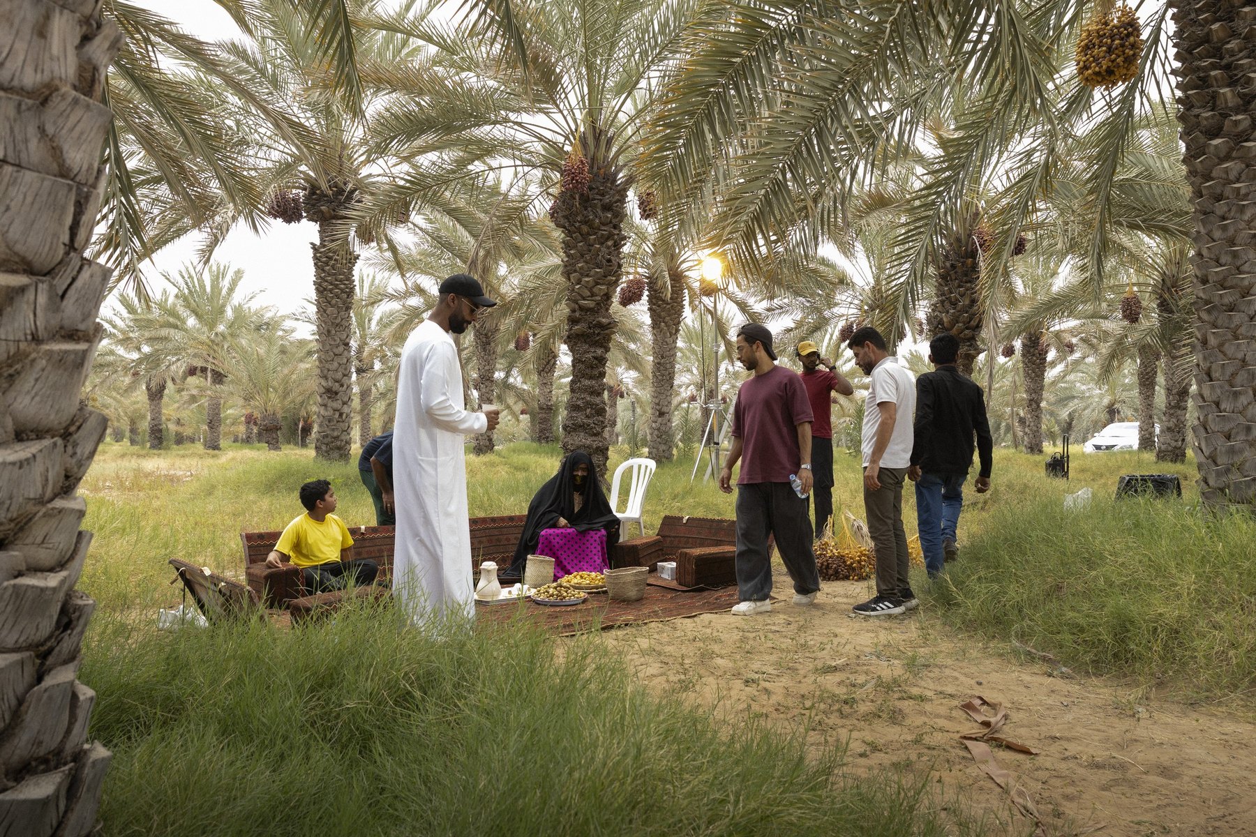Liwa Ajman Dates & Honey Festival, On set 7